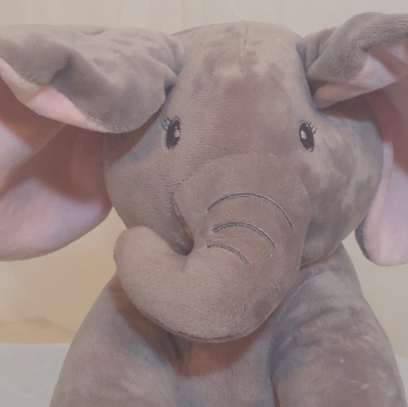 DIMPLE Animated Plush Singing Kaia Elephant w/ Peek-a-boo Interactive Feature - Picture 3 of 12